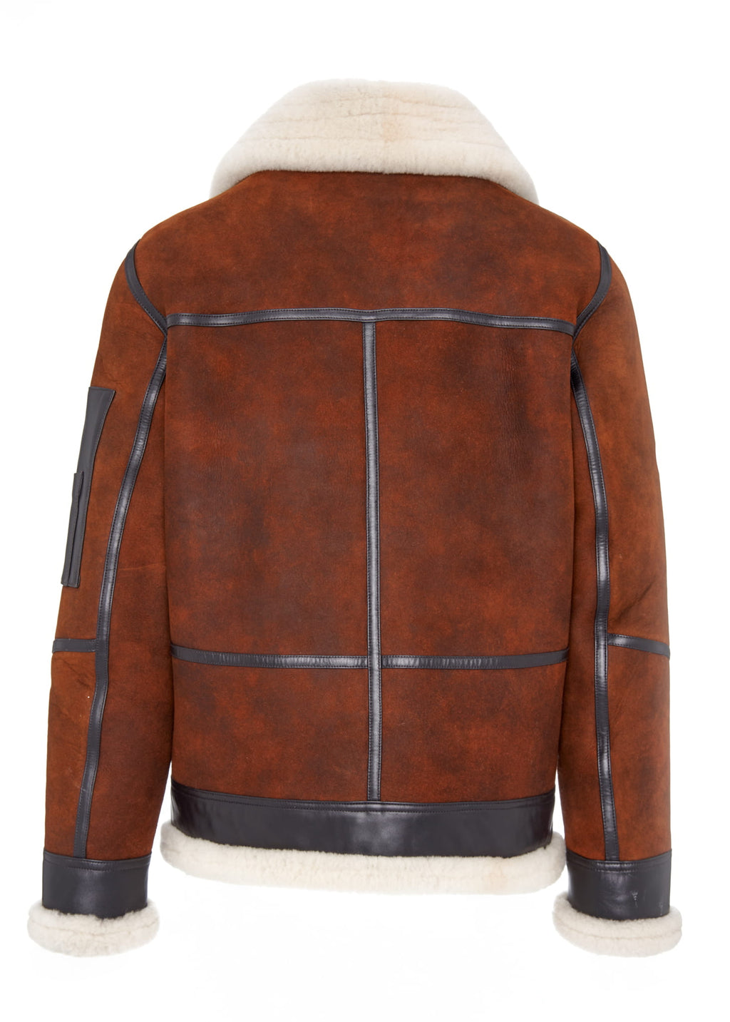Pánsky kožuch pilotka, hnedý